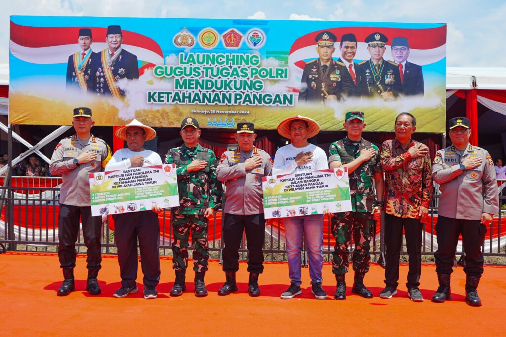 Kapolri-Panglima TNI Luncurkan Gugus Tugas Polri Swasembada Pangan