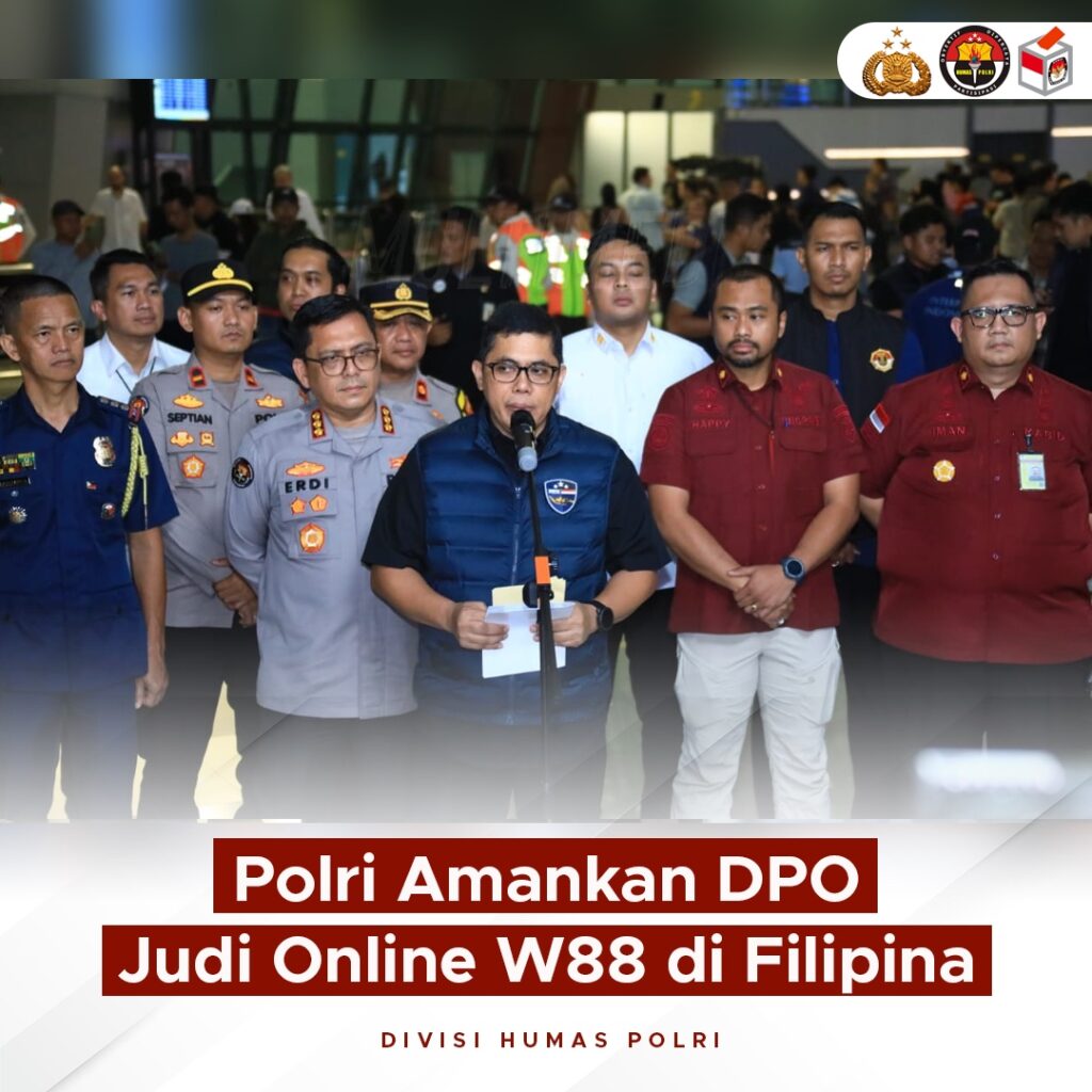 Polri Tangkap DPO Pemilik Situs Judi Onlin W88