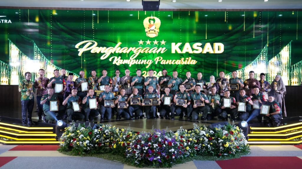 12 Kodam Meraih Penghargaan KSAD Award Kampung Pancasila 2024