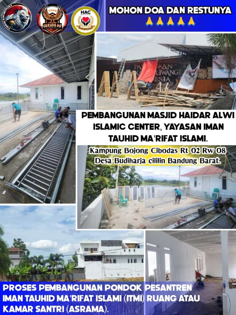 Pembangunan Masjid Haidar Alwi Islamic Center dan Pondok Pesantren ITMI di Bandung
