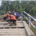 Warga Desa Sungai Ular Tetap Junjung Semangat Gotong Royong Walau Zaman Sudah Modern