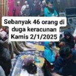 46 Orang Jema’ah di Duga Keracunan