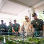 Menhan RI Tinjau Rencana Pembangunan Fasilitas Latihan Tempur Multidimensi