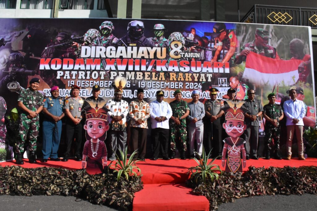 Kodam XVIII/Kasuari Gelar Syukuran HUT ke-8