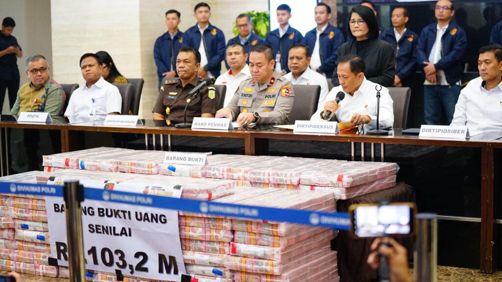 Polri Tetapkan PT AJP dan FH Sebagai Tersangka TPPU Judi Online