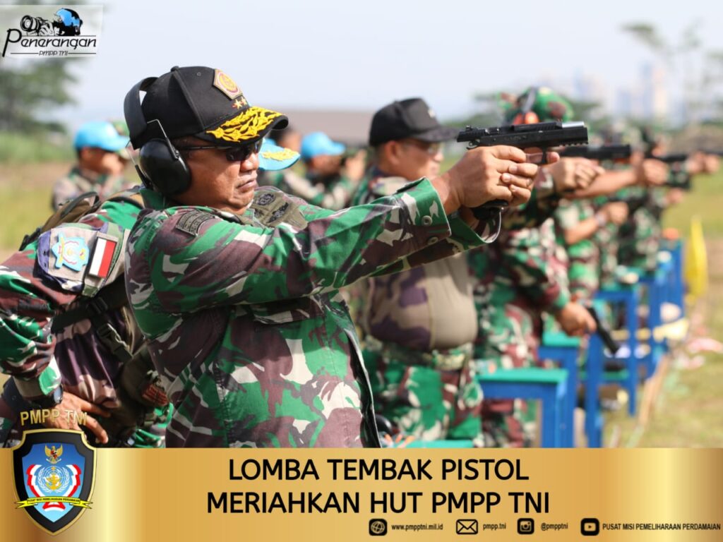 Lomba Tembak Pistol Meriahkan HUT PMPP TNI   