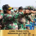 Lomba Tembak Pistol Meriahkan HUT PMPP TNI