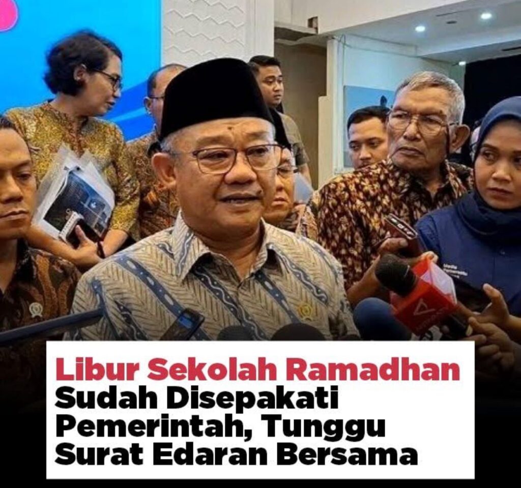 Kemendikbud Sepakati Libur Sekolah Saat Bulan Ramadhan