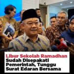 Kemendikbud Sepakati Libur Sekolah Saat Bulan Ramadhan