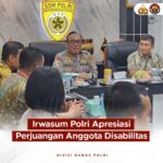 Komjen Pol. Prof. Dr. Dedi Prasetyo, S.H., M.Hum., M.Si., M.M Undang 16 Anggota Polri Jalur Disitabilitas