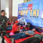 PMPP TNI GELAR DONOR DARAH MENYAMBUT HUT PMPP TNI