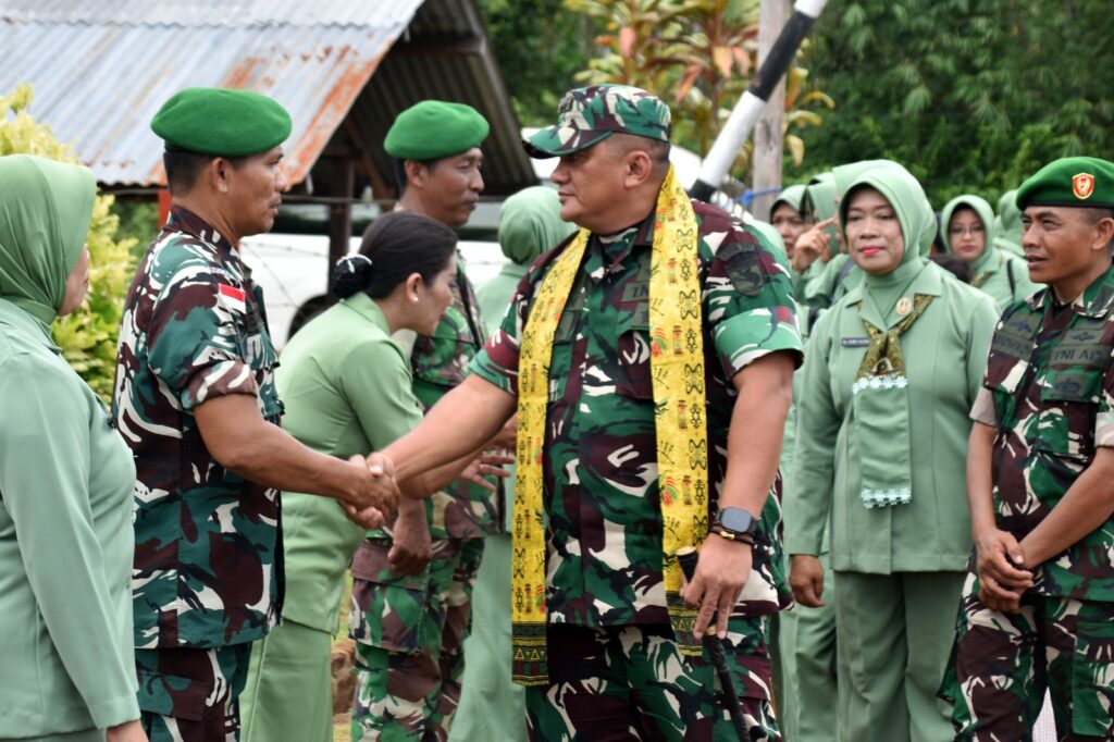 KunkerLetkol Inf Johny Nofriady  di 4 Koramil Sekaligus