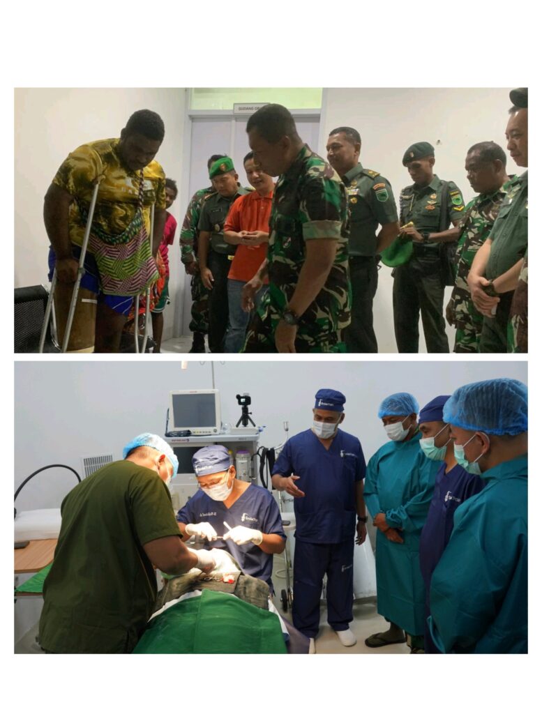 Kodam Kasuari gelar Operasi Bibir Sumbing dan Pengobatan Alternatif untuk Warga