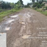 Peningkatan Jalan Senilai 2,2 M Baru Beberapa Bulan Sudah Rusak Parah