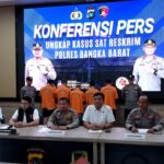 Polres Bangka Barat Gelar Konferensi Pers