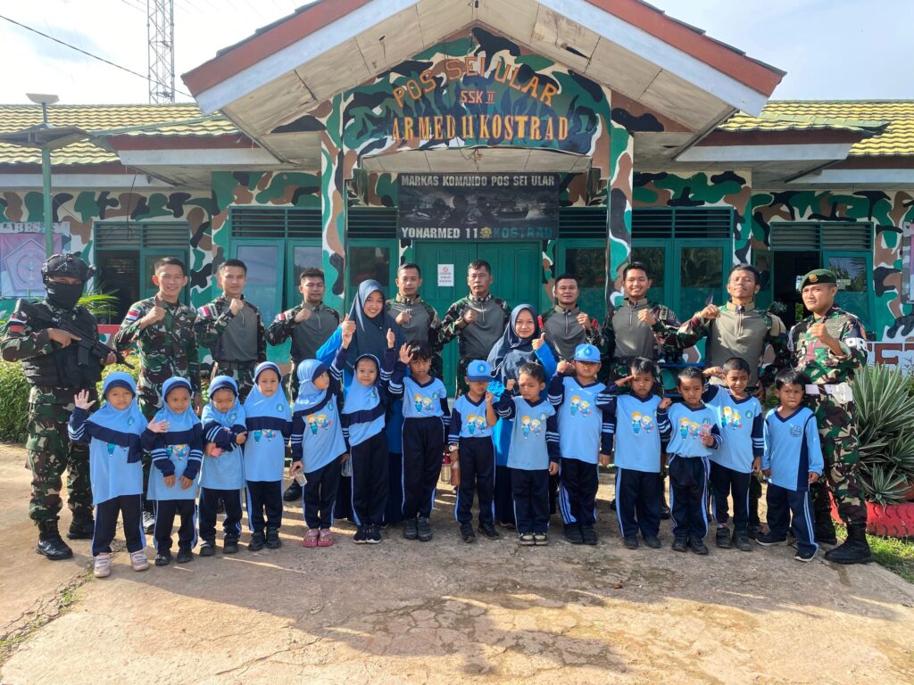 Kostrad Terima Kunjungan Outing Class Paud Tunas Mulia