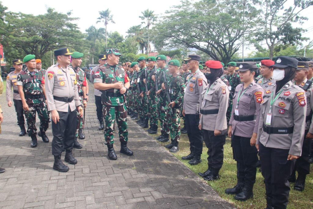 Pangdam XII/Tpr dan Kapolda Pimpin Apel Gelar Pasukan PAM VVIP