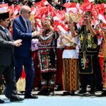 Presiden Turkiye di Sambut Pasukan Berkuda