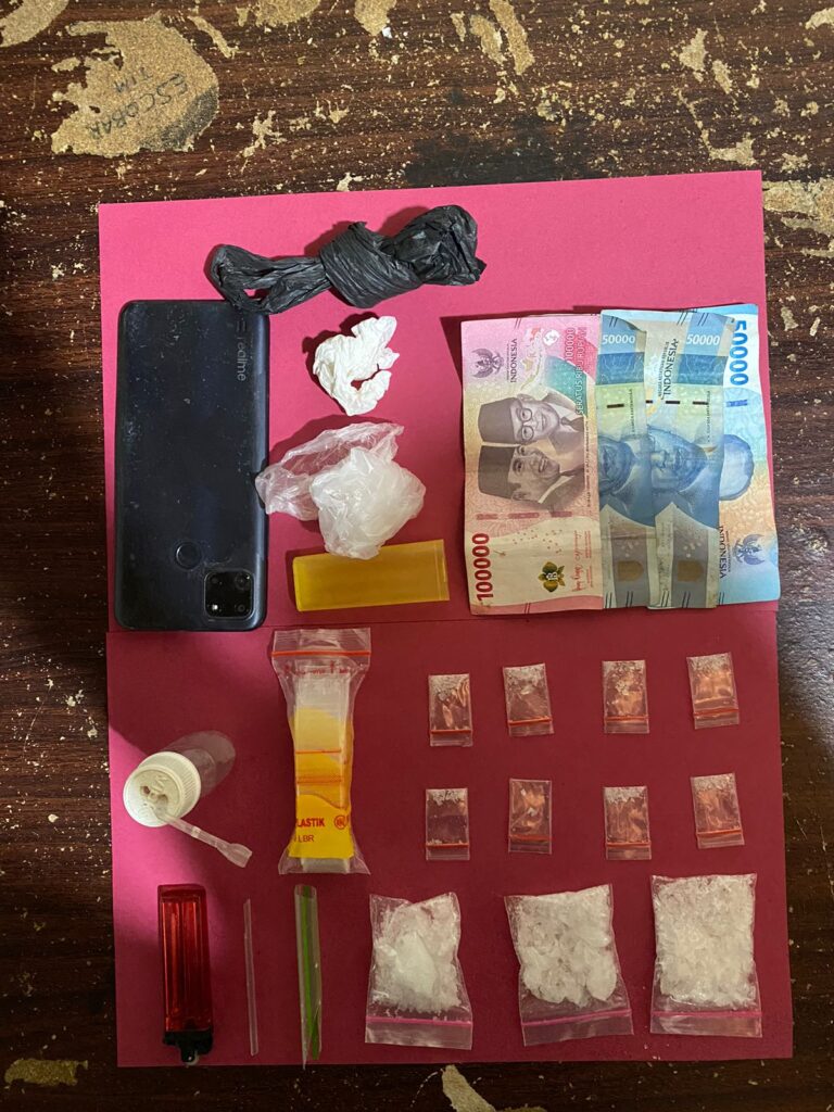 Seorang Tersangka Diamankan Sat Res Narkoba Polres Tanjab Timur