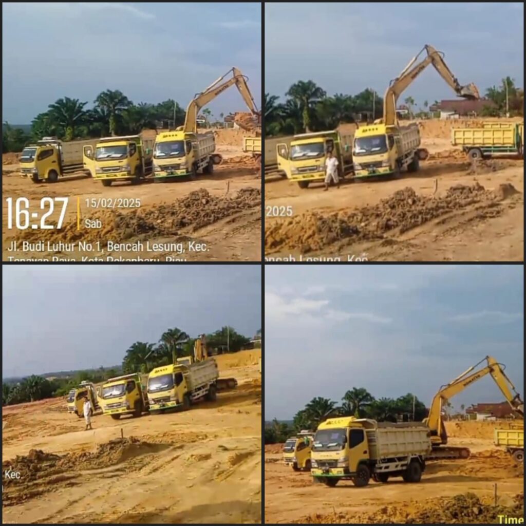 Pemilik Galian C Ilegal Di Budi Luhur Tenayan Raya Diduga Kebal Hukum