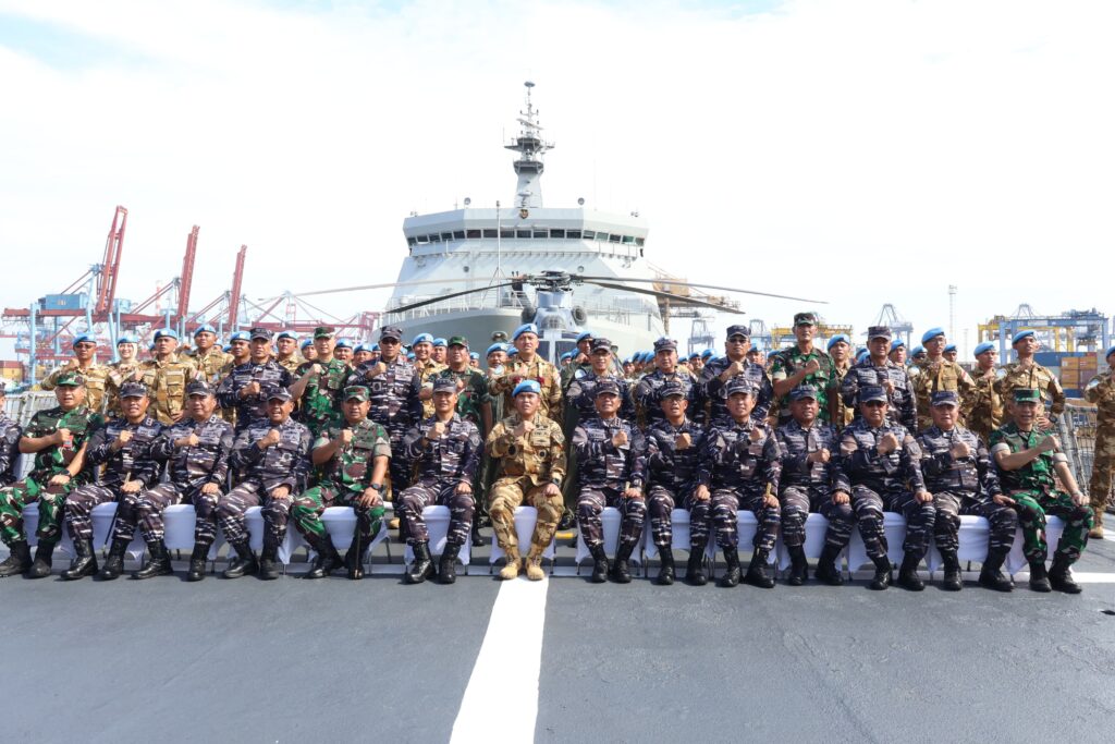 Satgas MTF TNI XXVIII-O/UNIFIL Tiba di Tanah Air