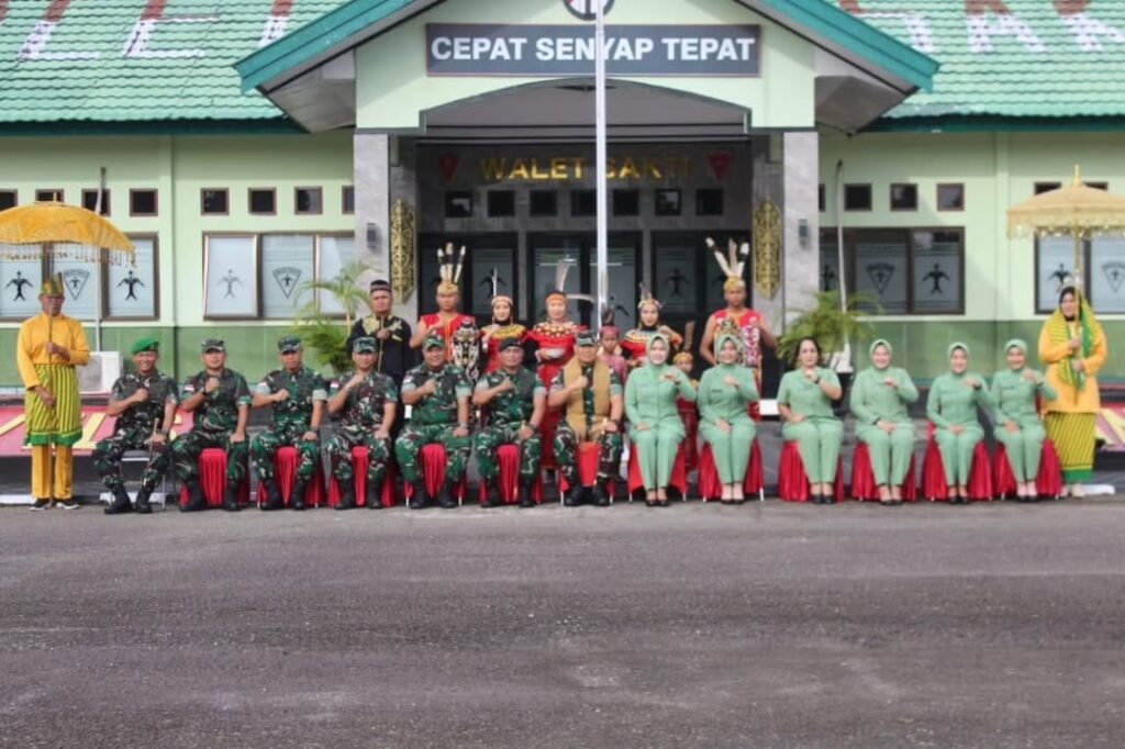 Pangdam XII/Tpr Kunjungan Resmi Ke Yonif 644/WLS