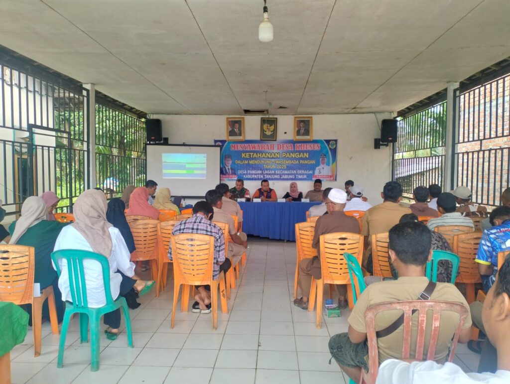 Kades Pandan Lagan, Laksanakan Musdes Ketahanan Pangan