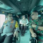 Menko PMK, Kapolri-Panglima TNI Naik Heli Pantau Arus Mudik