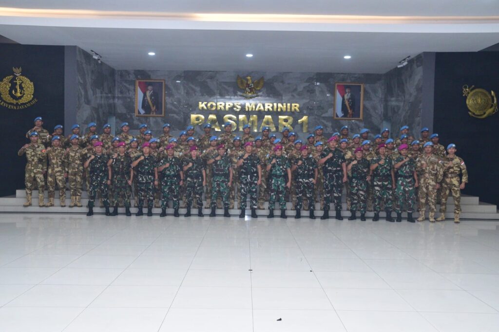 Setelah Misi Perdamaian Dunia, Prajurit Pasmar 1 Kembali ke Satuan