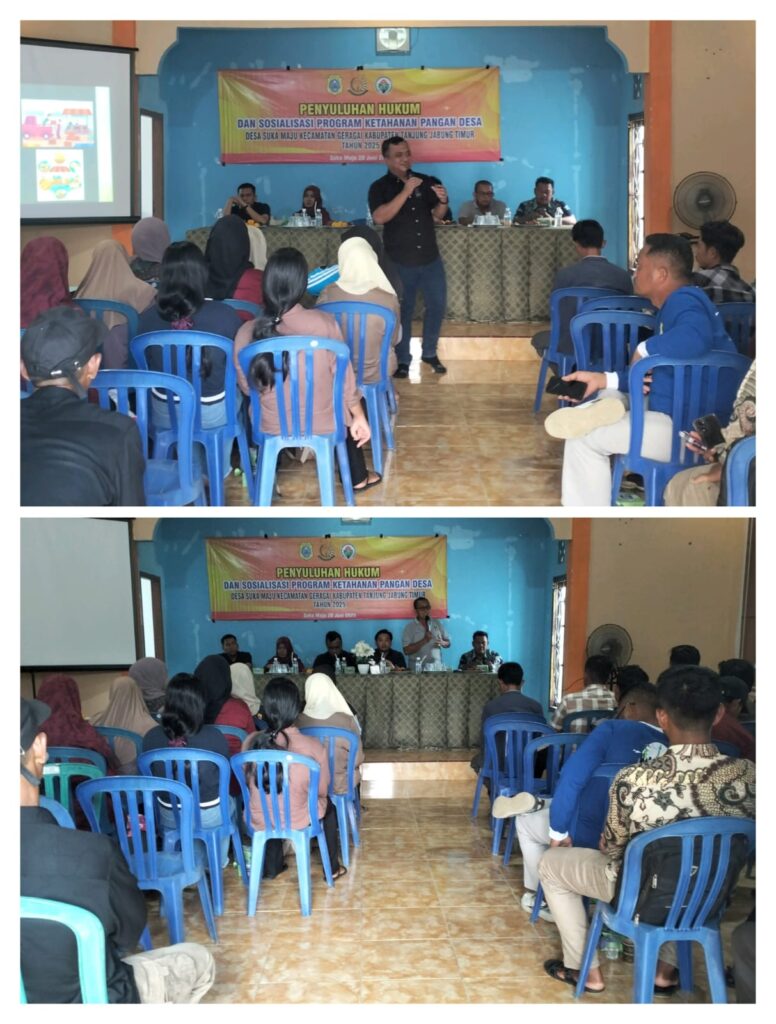 Pemdes Suka Maju Adakan Penyuluhan Hukum Yang Berbasis Program