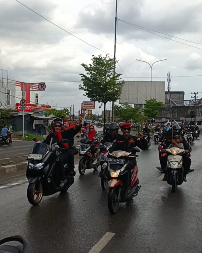 Konvoi Tertib GRIB Jaya Jambi Dapat Apresiasi Masyarakat di Hari Kemerdekaan
